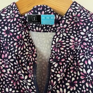 PGA Tour Womens 1/4 zip Long Sleeve light top XL